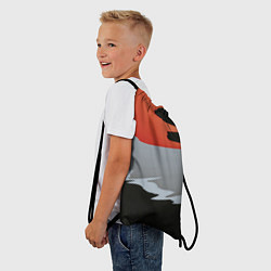 Рюкзак-мешок Тройной стиль цветов, цвет: 3D-принт — фото 2