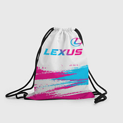 Рюкзак-мешок Lexus neon gradient style: символ сверху, цвет: 3D-принт