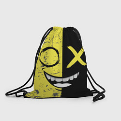 Рюкзак-мешок Смайлик с улыбкой, цвет: 3D-принт