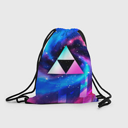Рюкзак-мешок Zelda неоновый космос, цвет: 3D-принт
