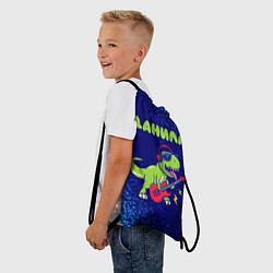 Рюкзак-мешок Данила рокозавр, цвет: 3D-принт — фото 2