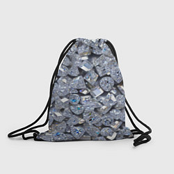 Рюкзак-мешок Россыпь бриллиантов, цвет: 3D-принт