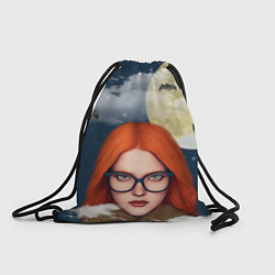 Рюкзак-мешок Рыжая волшебница, цвет: 3D-принт