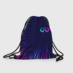 Рюкзак-мешок Infiniti neon speed lines, цвет: 3D-принт