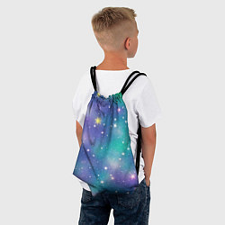 Рюкзак-мешок Космическое сияние волшебное, цвет: 3D-принт — фото 2