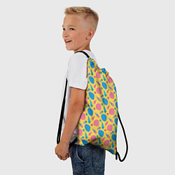 Рюкзак-мешок Летний паттерн с ракушками, цвет: 3D-принт — фото 2