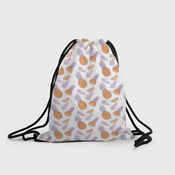 Рюкзак-мешок Ананасы паттерн, цвет: 3D-принт
