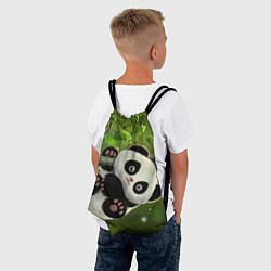 Рюкзак-мешок Панда на дереве отдыхает, цвет: 3D-принт — фото 2