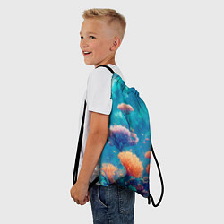 Рюкзак-мешок Океанские глубины, цвет: 3D-принт — фото 2