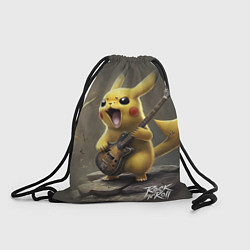 Рюкзак-мешок Pikachu rock, цвет: 3D-принт