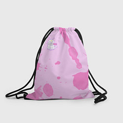 Рюкзак-мешок Котик и ножик, цвет: 3D-принт