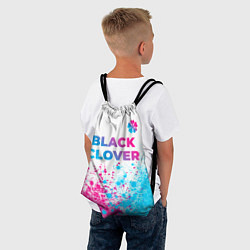 Рюкзак-мешок Black Clover neon gradient style: символ сверху, цвет: 3D-принт — фото 2