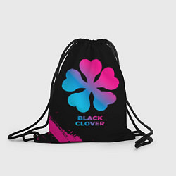 Рюкзак-мешок Black Clover - neon gradient, цвет: 3D-принт