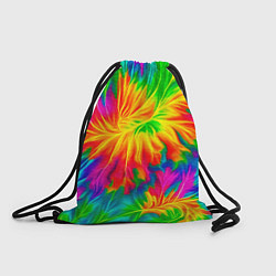 Рюкзак-мешок Тай-дай кислотные краски, цвет: 3D-принт