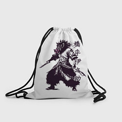 Рюкзак-мешок Inosuke in dark colors, цвет: 3D-принт