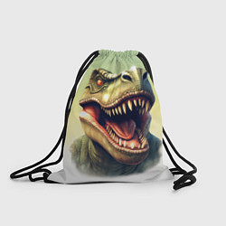Рюкзак-мешок Острые зубы тиранозавра Рекса, цвет: 3D-принт