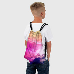 Рюкзак-мешок Разноцветное небо, цвет: 3D-принт — фото 2