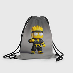 Рюкзак-мешок Bart Simpson - ninja - Japan, цвет: 3D-принт