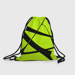 Рюкзак-мешок Звезда - лаймовый и черный - Хуф и Ся - дополнение, цвет: 3D-принт