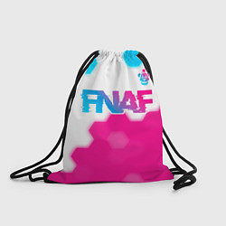 Рюкзак-мешок FNAF neon gradient style: символ сверху, цвет: 3D-принт
