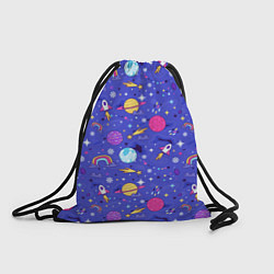 Рюкзак-мешок Планеты и кометы, цвет: 3D-принт