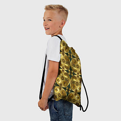 Рюкзак-мешок Золотые защитные пластины, цвет: 3D-принт — фото 2