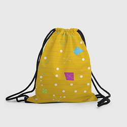 Рюкзак-мешок Yellow abstraction, цвет: 3D-принт