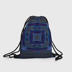 Рюкзак-мешок Кубические волны, цвет: 3D-принт