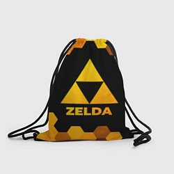 Рюкзак-мешок Zelda - gold gradient, цвет: 3D-принт