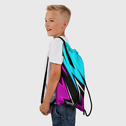 Рюкзак-мешок Неоновая униформа для зала, цвет: 3D-принт — фото 2