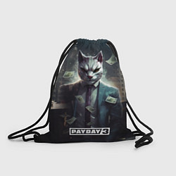 Рюкзак-мешок Pay day 3 cat, цвет: 3D-принт