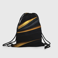 Рюкзак-мешок Black gold texture, цвет: 3D-принт