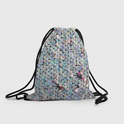 Рюкзак-мешок Вся в пайетках, цвет: 3D-принт