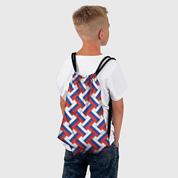 Рюкзак-мешок Россия - плетёнка, цвет: 3D-принт — фото 2