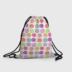 Рюкзак-мешок Цветные кружочки, цвет: 3D-принт