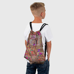 Рюкзак-мешок Бохо шик - дух свободы, цвет: 3D-принт — фото 2
