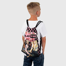 Рюкзак-мешок Blackpink - girls, цвет: 3D-принт — фото 2