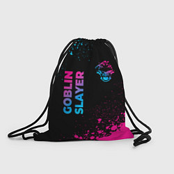 Рюкзак-мешок Goblin Slayer - neon gradient: надпись, символ, цвет: 3D-принт
