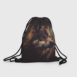 Рюкзак-мешок Вожак волчьей стаи, цвет: 3D-принт