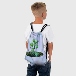 Рюкзак-мешок Инопланетная растительная жизнь, цвет: 3D-принт — фото 2