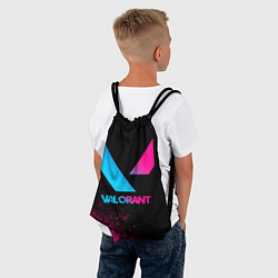 Рюкзак-мешок Valorant - neon gradient, цвет: 3D-принт — фото 2