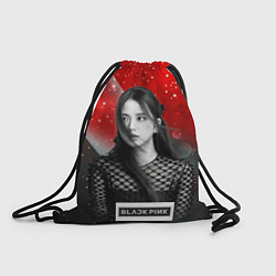 Мешок для обуви Jisoo black red background