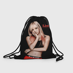 Рюкзак-мешок Blackpink Lisa Manoban, цвет: 3D-принт