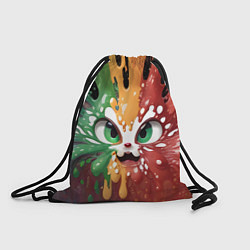 Рюкзак-мешок Бешеная клякса, цвет: 3D-принт