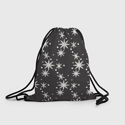 Рюкзак-мешок Звёздные снежинки, цвет: 3D-принт