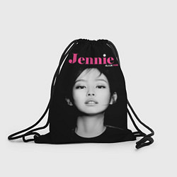 Рюкзак-мешок Blackpink Jennie Portrait, цвет: 3D-принт