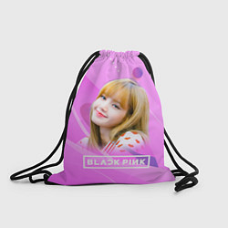 Рюкзак-мешок Blackpink Lisa pink, цвет: 3D-принт