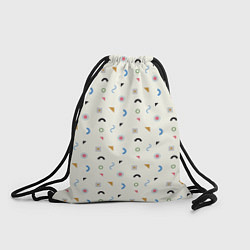 Рюкзак-мешок Маленькие фигурки, цвет: 3D-принт