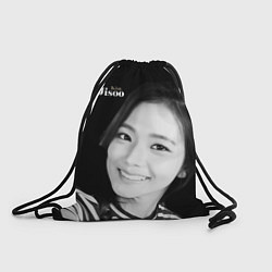 Рюкзак-мешок Blackpink Jisoo in vest, цвет: 3D-принт