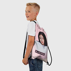 Рюкзак-мешок Jennie Kim Blackpink, цвет: 3D-принт — фото 2